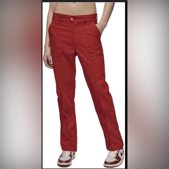 Jordan Women's Dune Red Woven Pants (FN5446-615). size small brand new - Picture 5 of 7